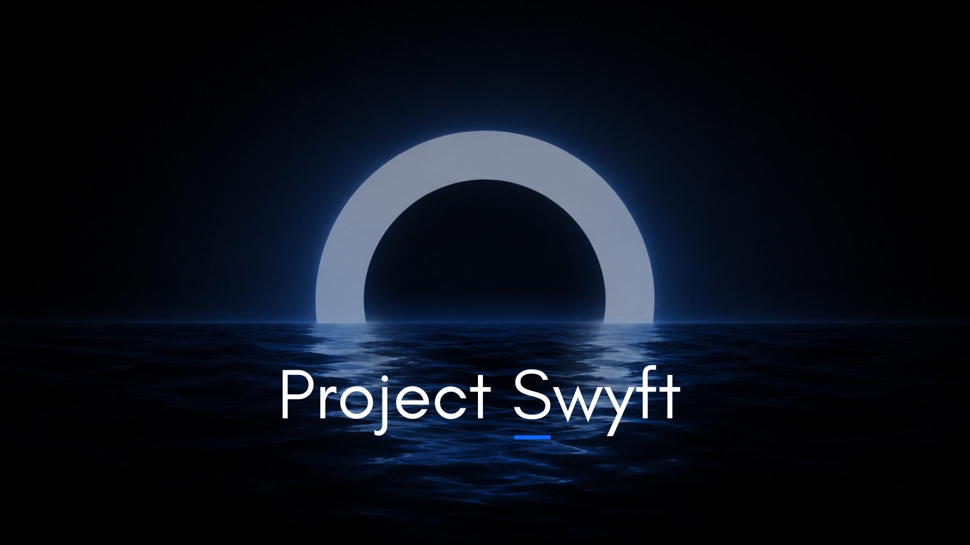 Discovery splash banner for Project Swyft Discord server