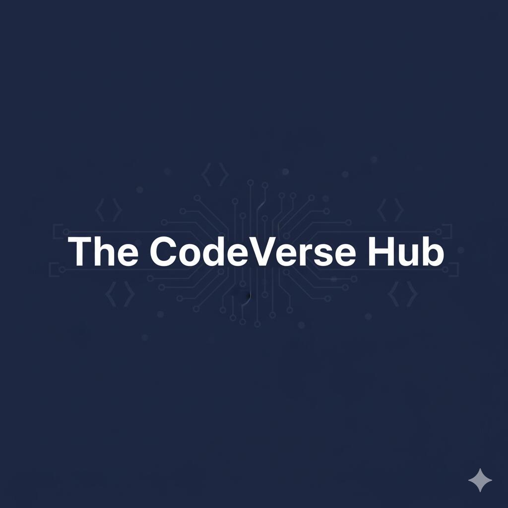 Discovery splash banner for The CodeVerse Hub Discord server