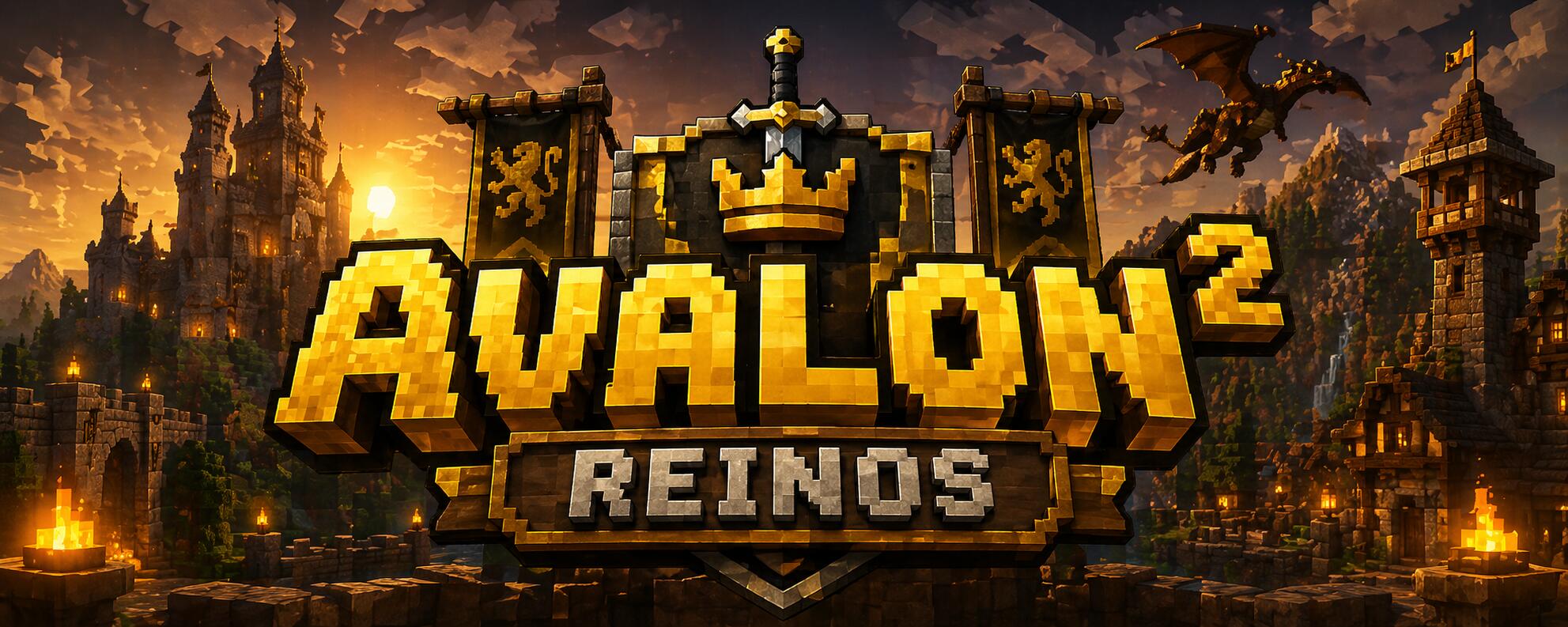 Discovery splash banner for AVALON² REINOS MC Discord server