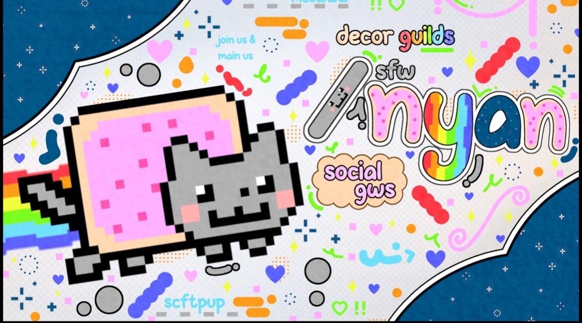 Discovery splash banner for nyanγπ₯γsocialγγγgiveawaysγγγnyan tag Discord server