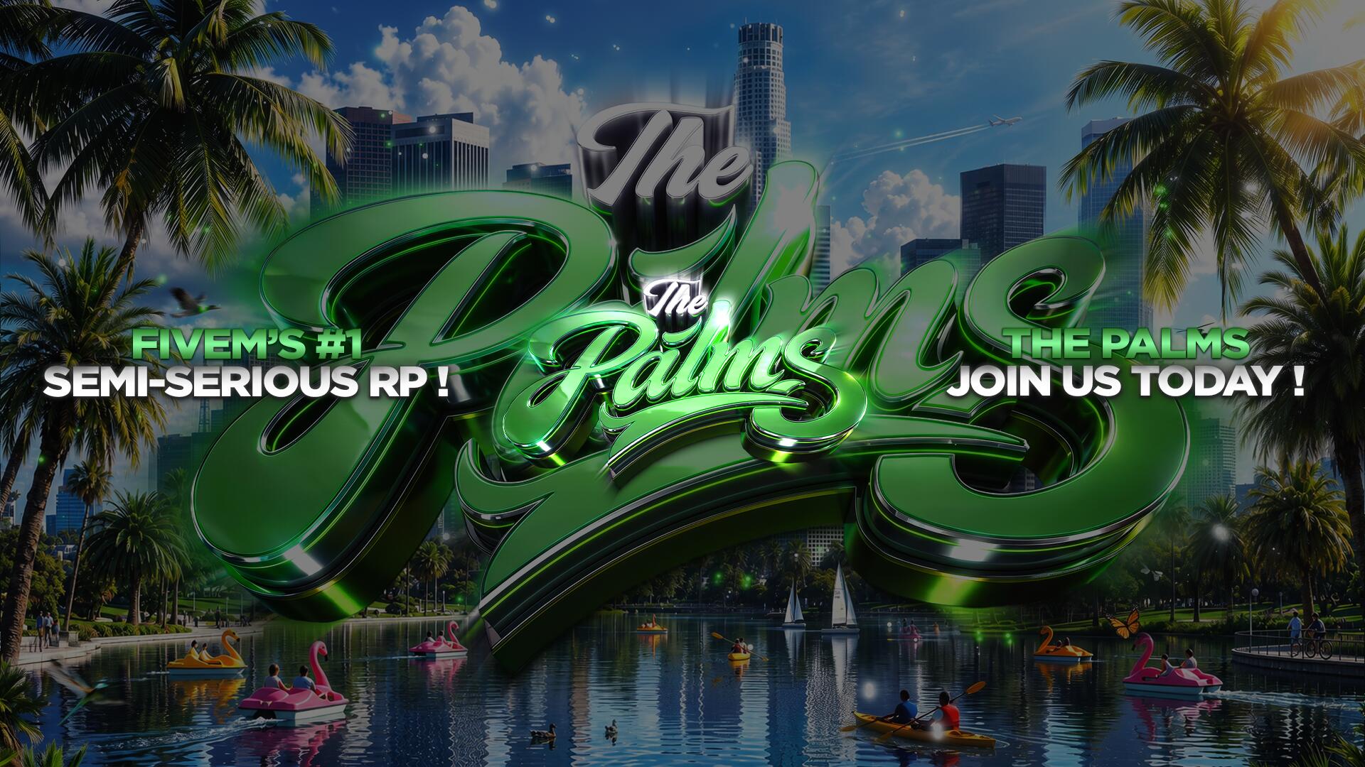 Discovery splash banner for The Palms ๐ด Discord server