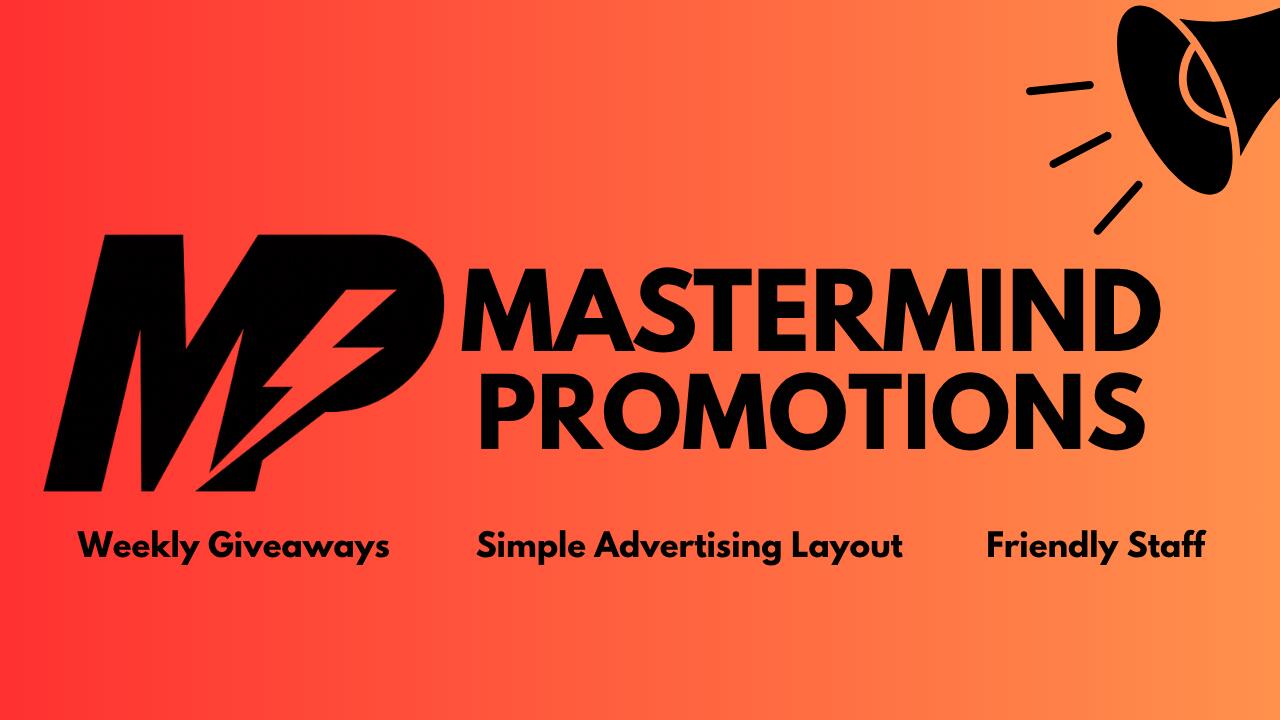 Discovery splash banner for Mastermind Promotions Discord server