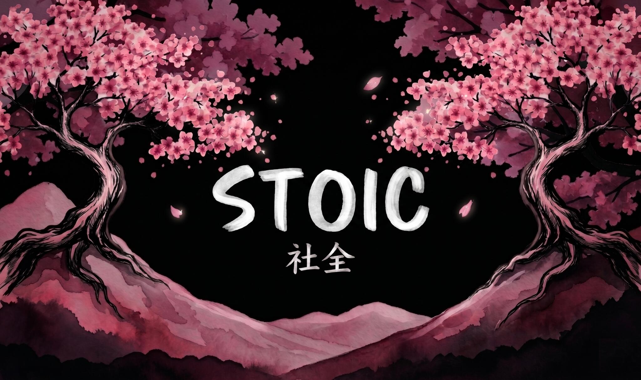 Discovery splash banner for Stoic: Self-Improvement & Philosophy Discord server
