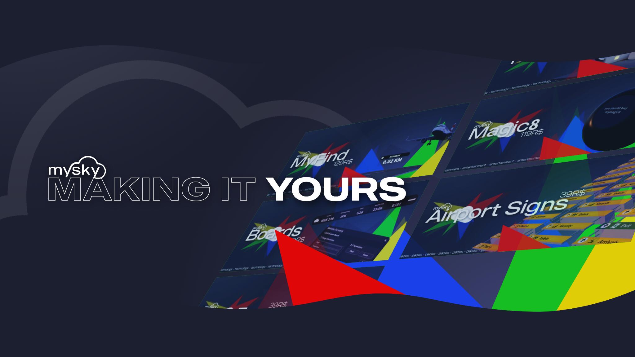 Discovery splash banner for MySky Roblox Discord server
