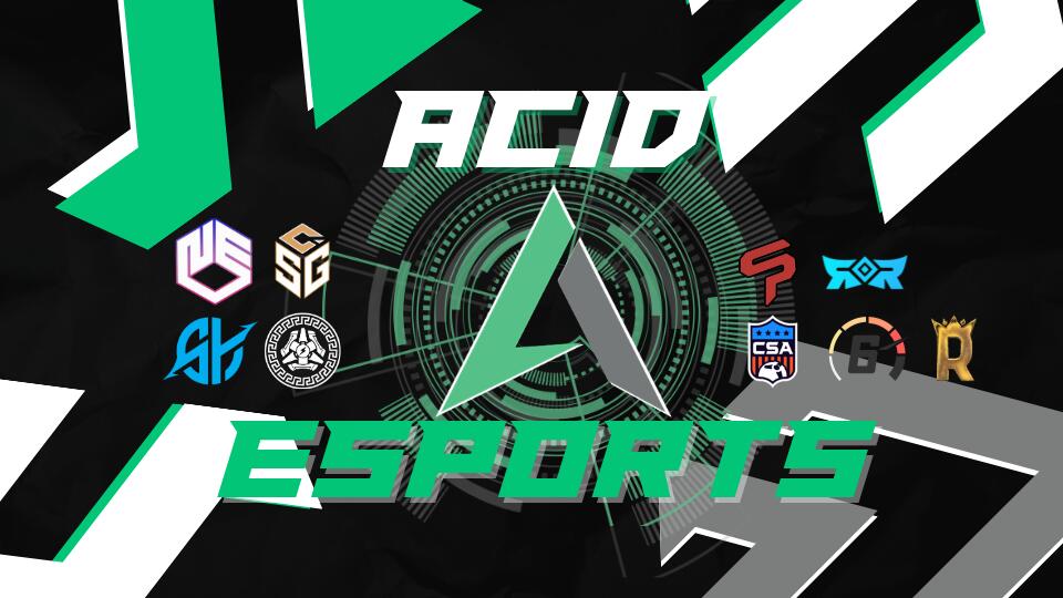Discovery splash banner for Acid Esports Discord server