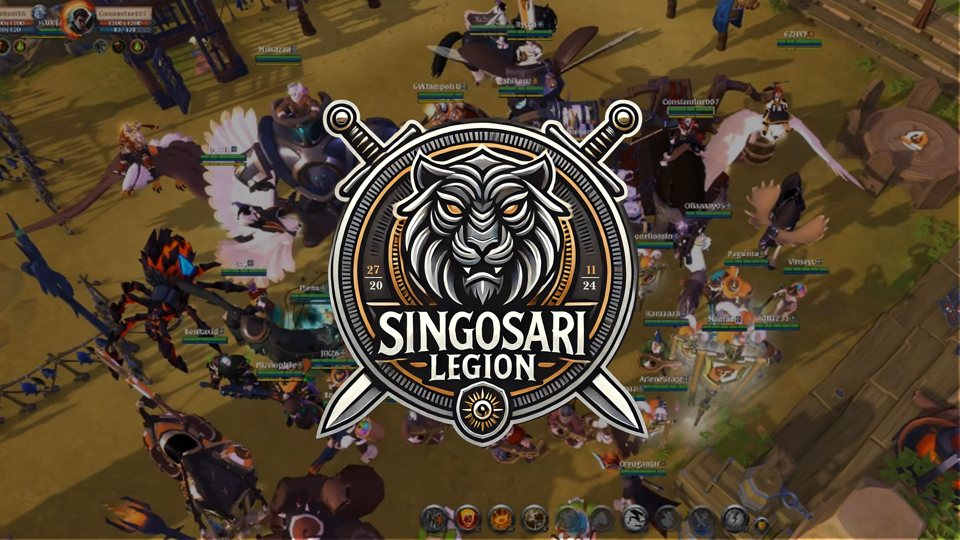 Discovery splash banner for Singosari Legion Discord server