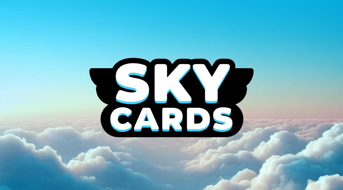 Discovery splash banner for SKYCARDS™ by Flightradar24® Discord server
