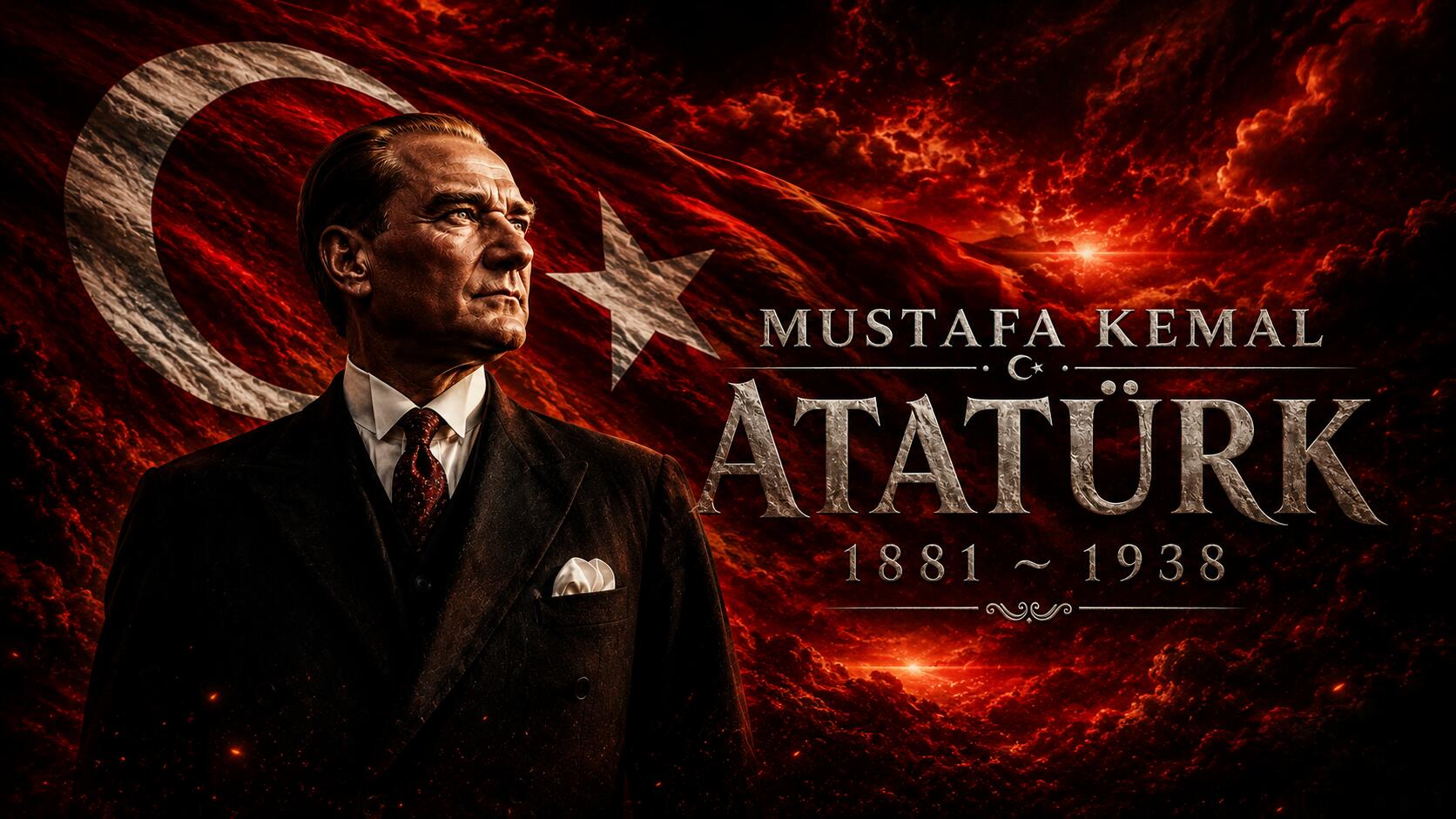 Discovery splash banner for Mustafa Kemal ATATÜRK Discord server