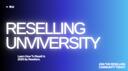 Discovery splash banner for Reselling University Discord server