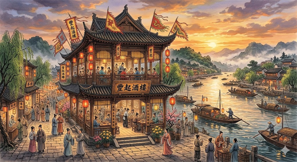Discovery splash banner for Phong Khởi Tửu Lâu Discord server