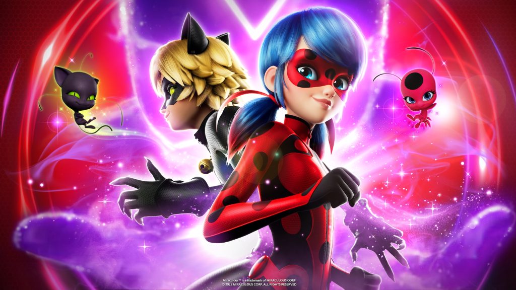 Discovery splash banner for Miraculous.is Discord server