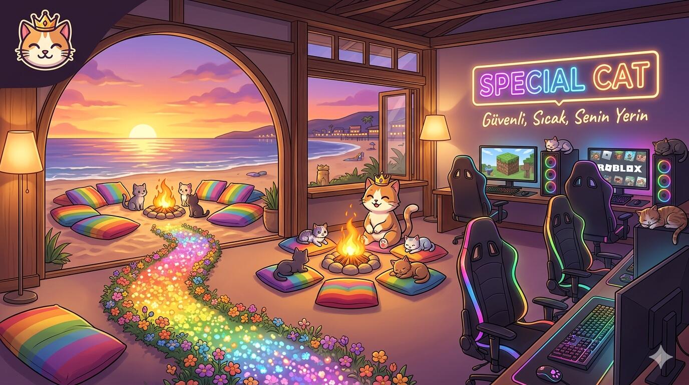 Discovery splash banner for 𓆩✧𓆪 Special Cat #Yükseliş Discord server