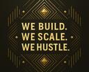 Discovery splash banner for Hustle Core Discord server