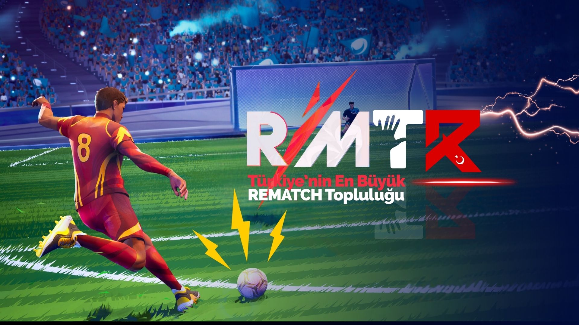 Discovery splash banner for REMATCH Türkiye Discord server