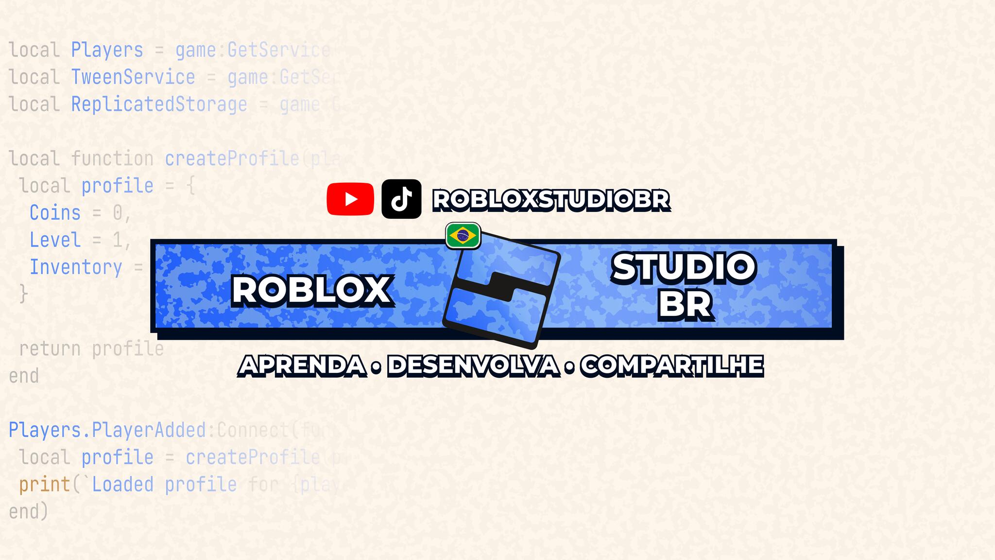 Discovery splash banner for Roblox Studio BR Discord server