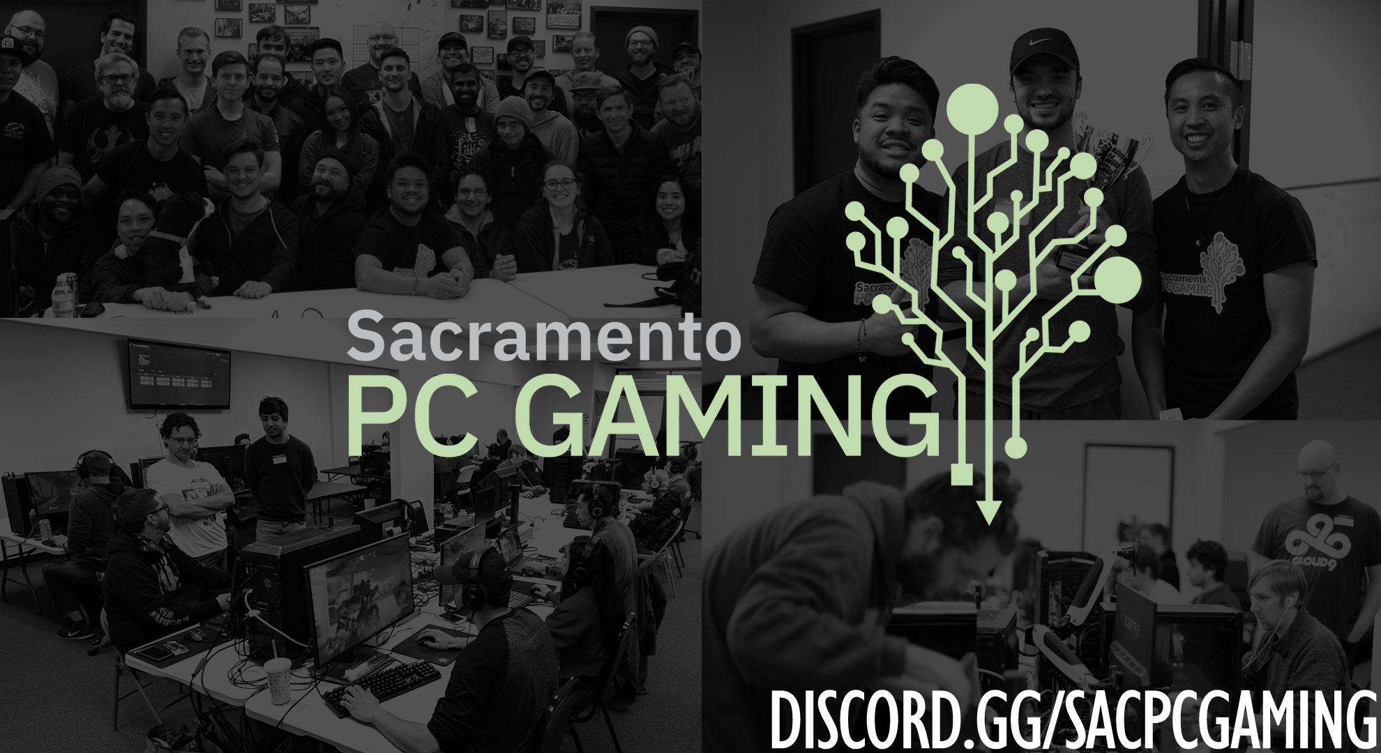 Discovery splash banner for Sacramento PC Gaming Discord server