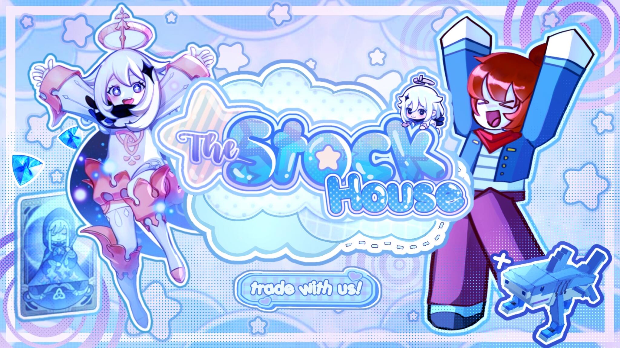 Discovery splash banner for The Stock House Discord server