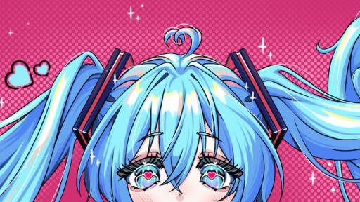 Discovery splash banner for MIKU's House Party Discord server
