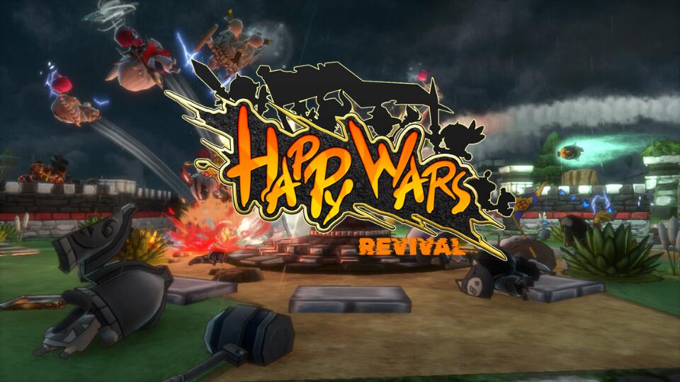 Discovery splash banner for Happy Wars CR Discord server