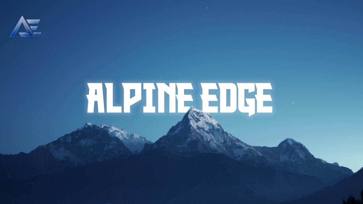 Discovery splash banner for Alpine Edge Discord server