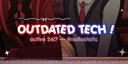 Discovery splash banner for 📺🦌 outdated tech ⸝⸝ Discord server