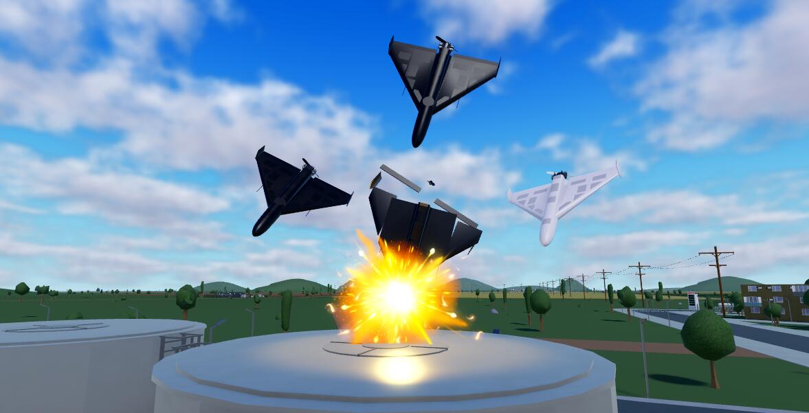 Discovery splash banner for Dronefront Community Discord server
