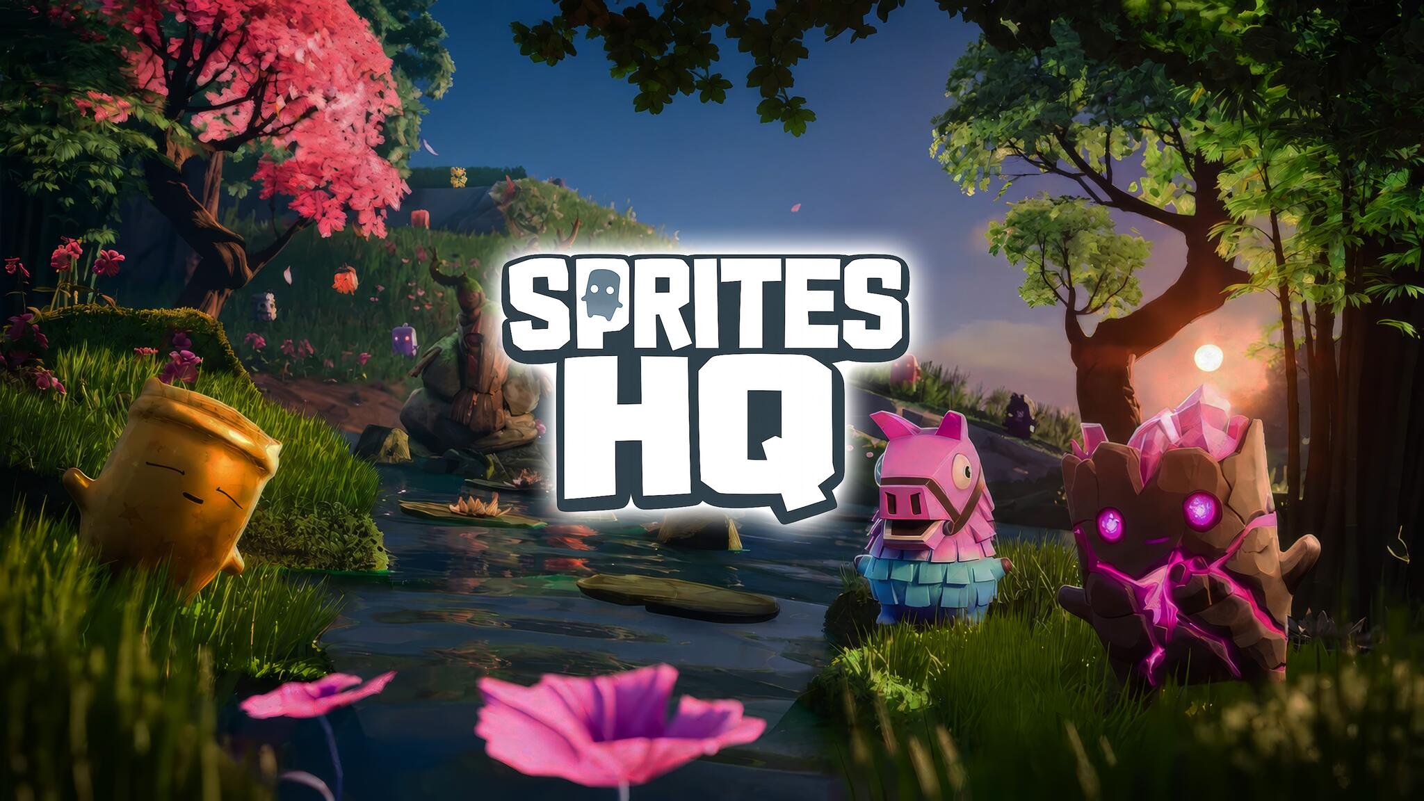 Discovery splash banner for Sprites HQ Discord server