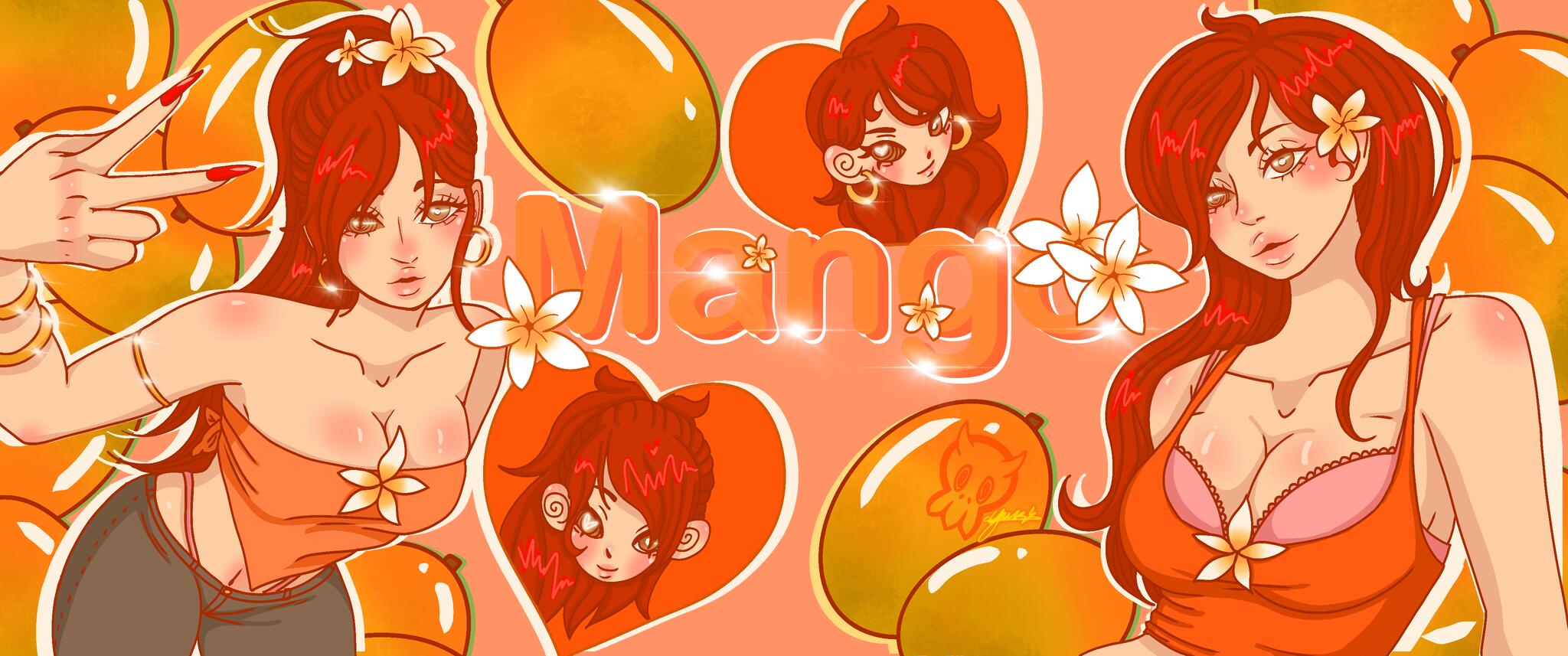 Discovery splash banner for mango・18+・social・vcs・active Discord server