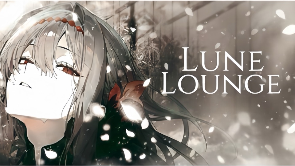 Discovery splash banner for Lune Lounge Discord server