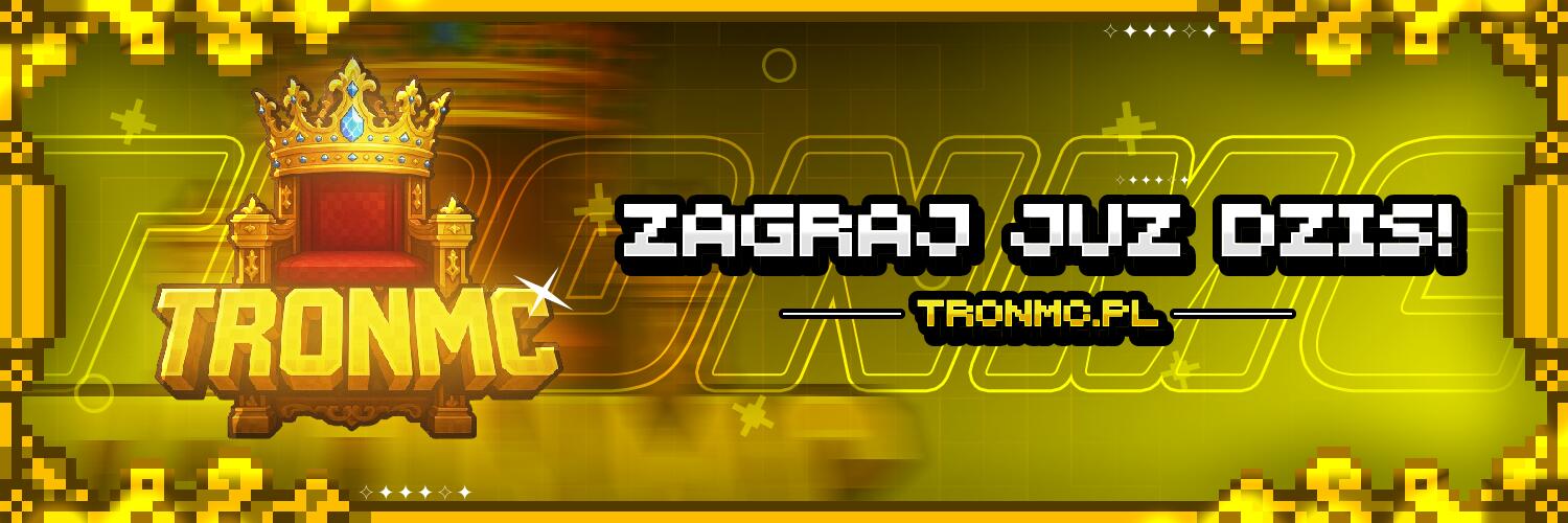 Discovery splash banner for TRONMC.PL - ZASIĄDŹ NA TRONIE I ZAWŁADNIJ Discord server