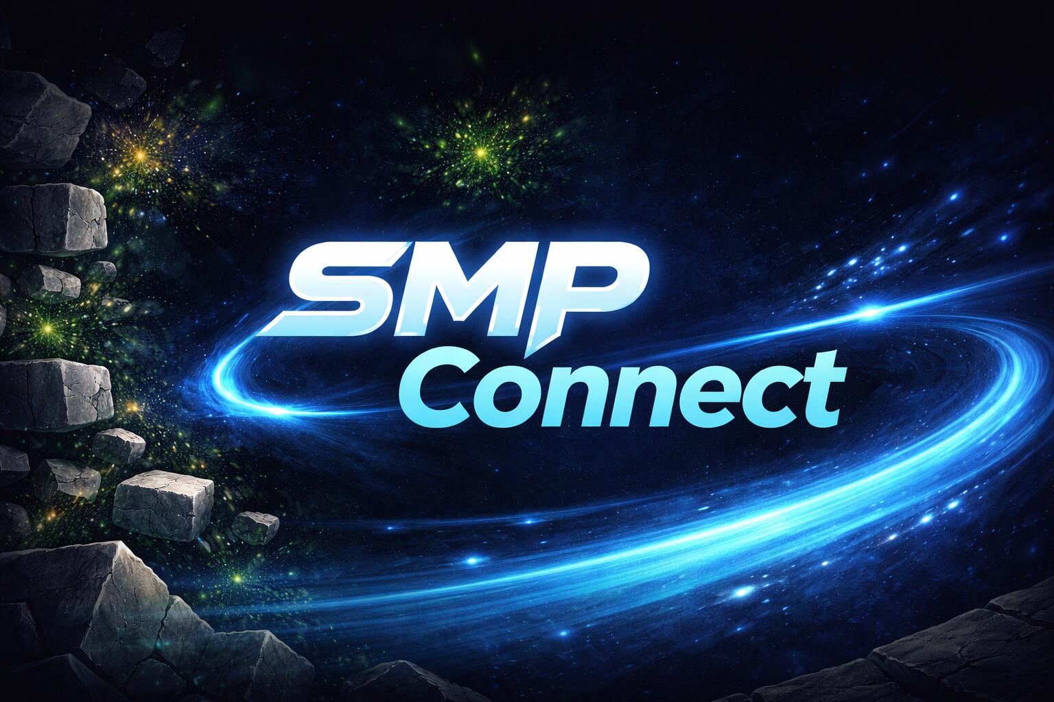 Discovery splash banner for SMP Connect Discord server