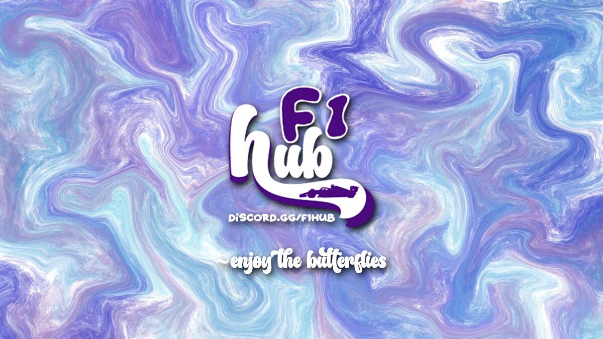Discovery splash banner for F1 HUB Discord server