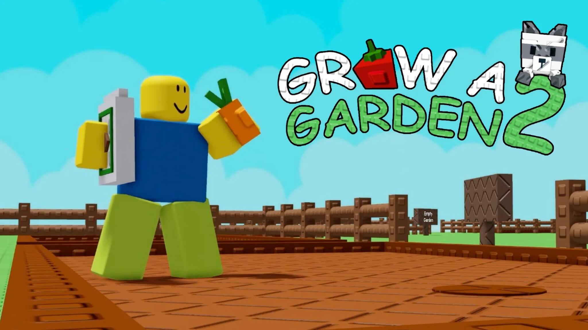 Discovery splash banner for Grow a Garden 2 | Middle Man Services and Shop Discord server