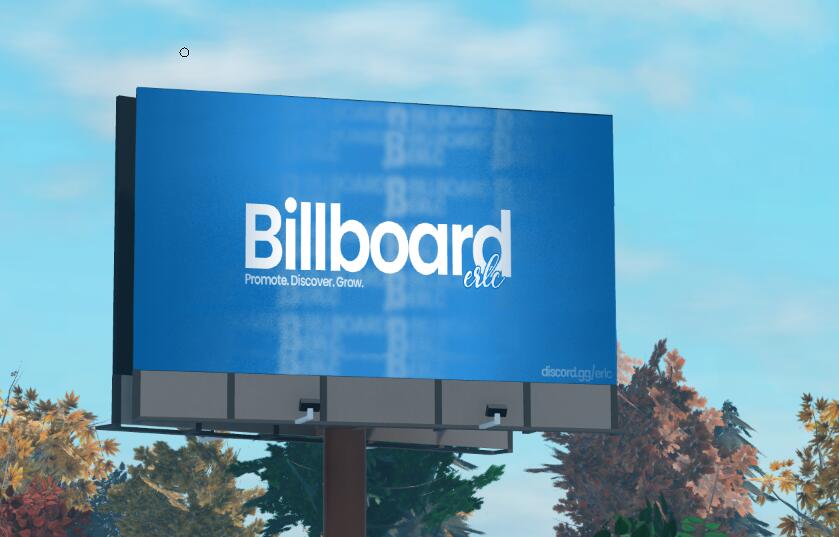 Discovery splash banner for Billboard • ERLC Discord server
