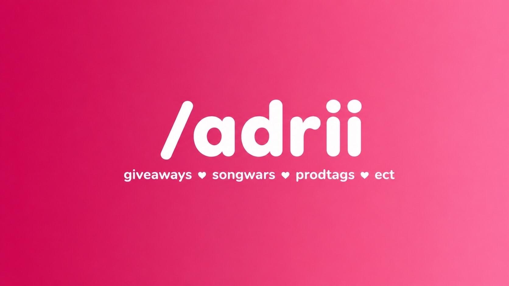 Discovery splash banner for /adrii Discord server