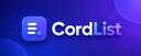 Discovery splash banner for CordList | Community Discord server