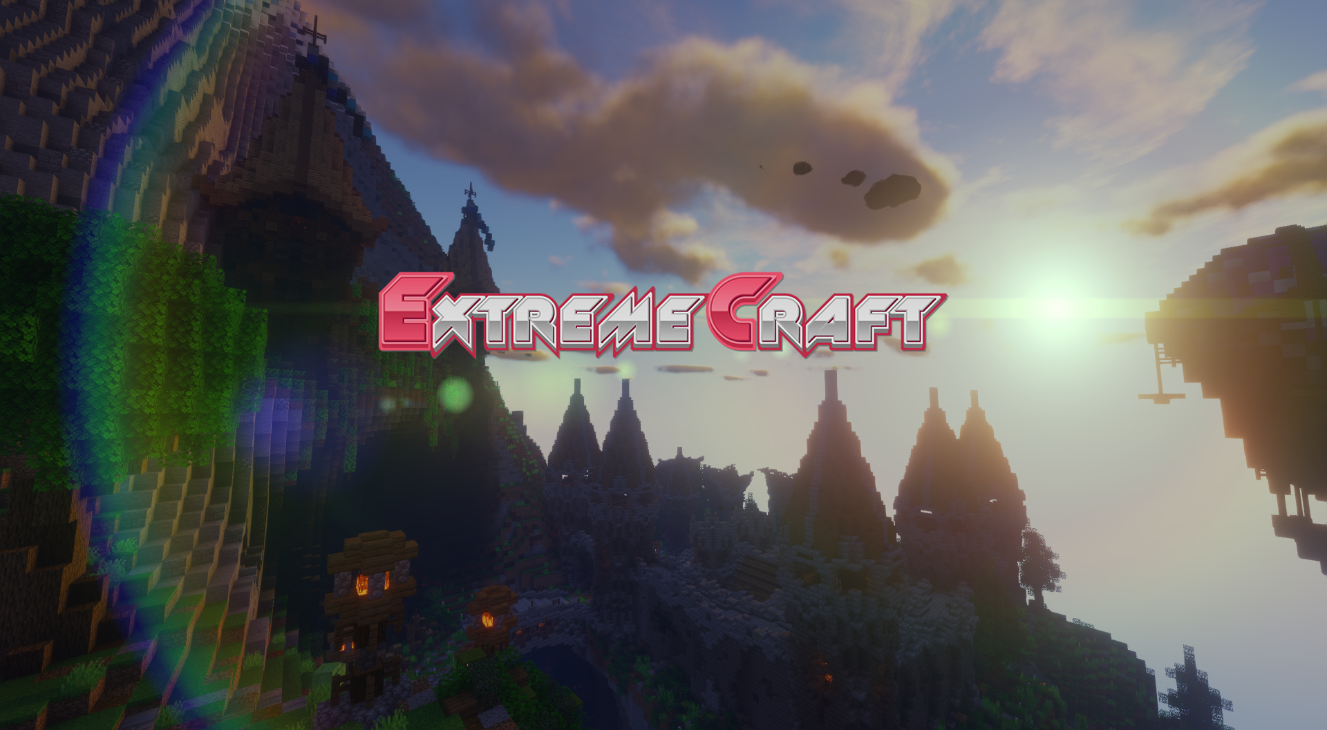 Discovery splash banner for ExtremeCraft - Discord Discord server