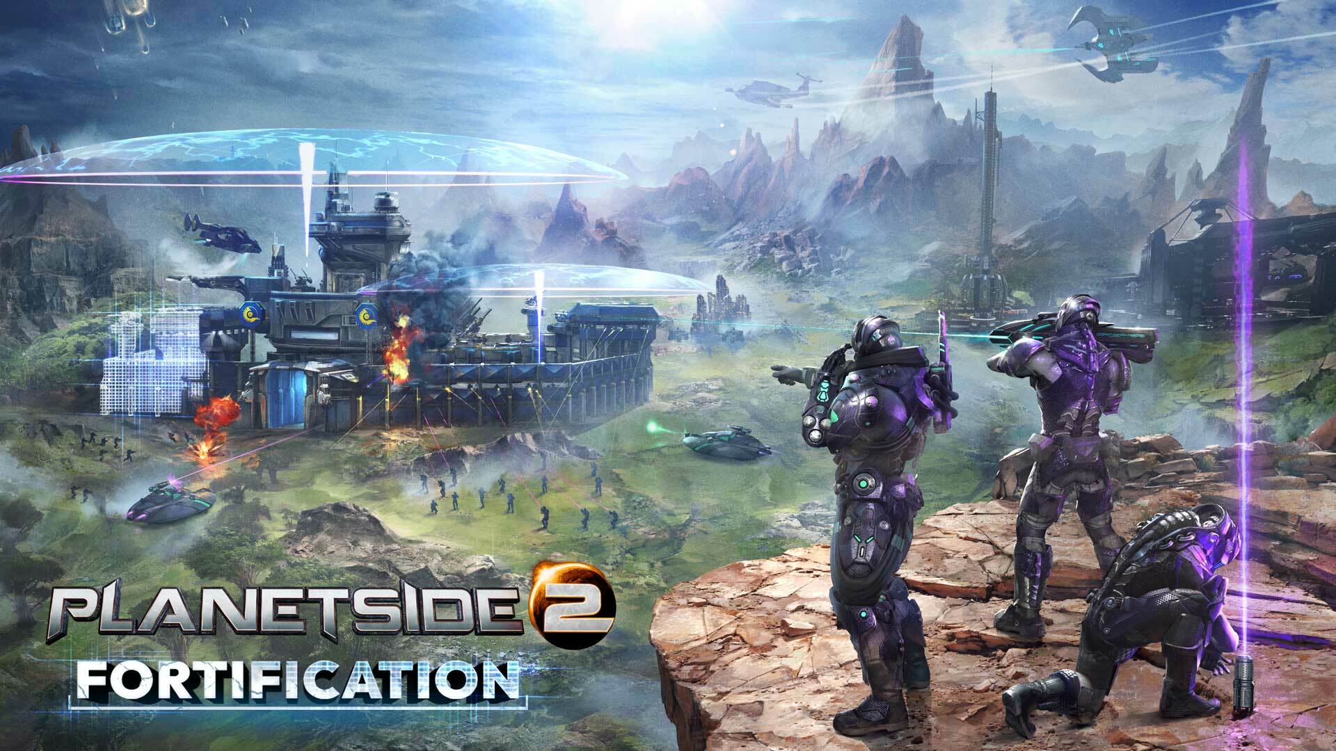 Discovery splash banner for PlanetSide 2 Community Discord server