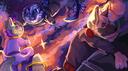 Discovery splash banner for The Furry Pawsmos🐾 Discord server