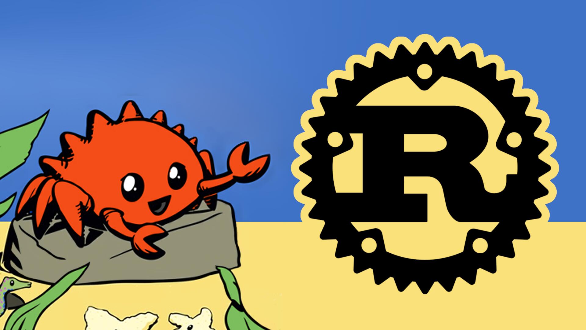 Discovery splash banner for Rust Programming Language Community Discord server
