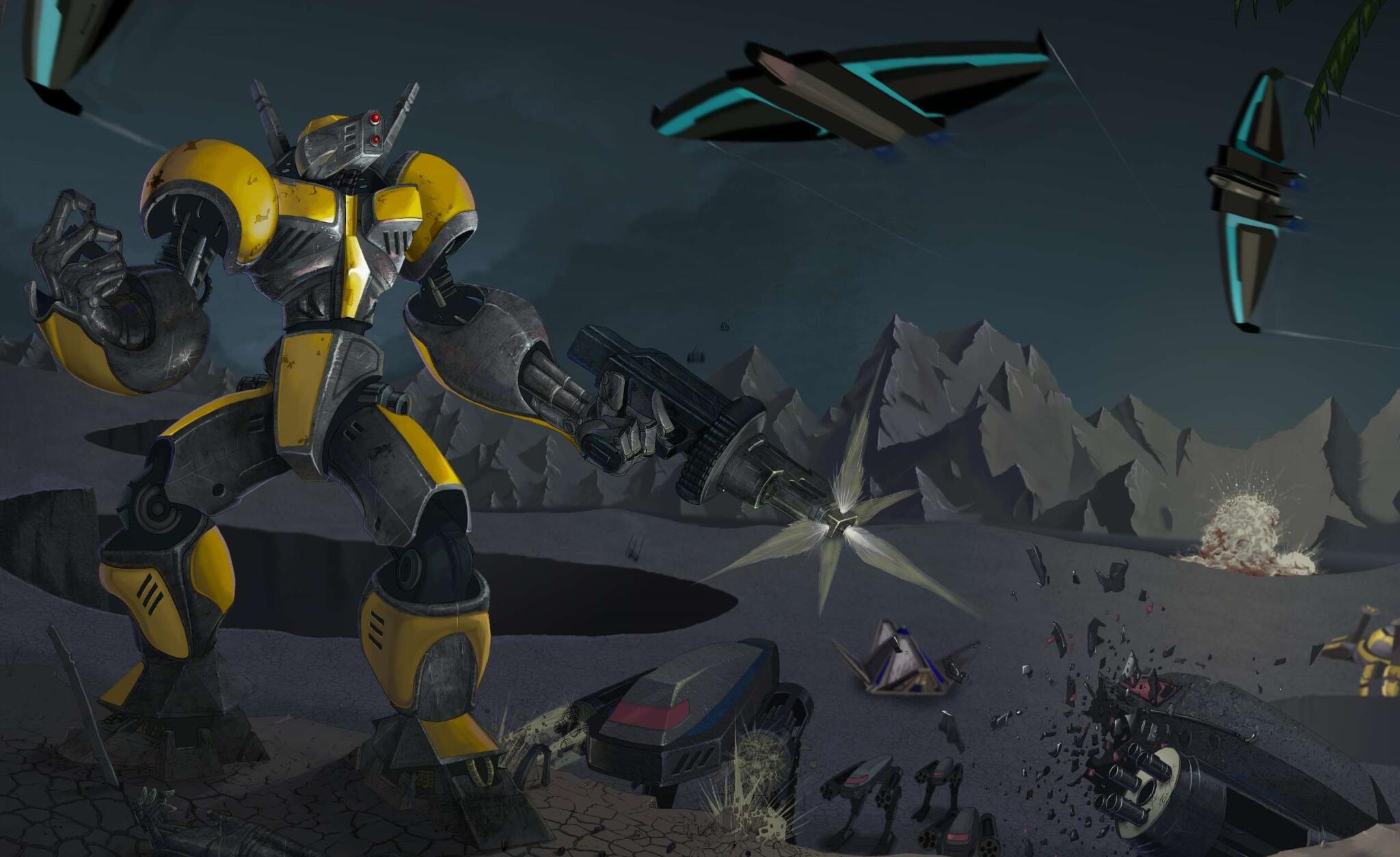 Discovery splash banner for Zero-K Discord server