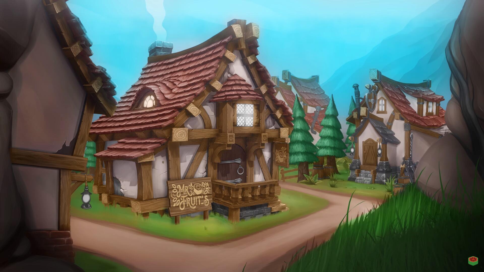 Discovery splash banner for House Fruit Discord server