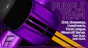 Discovery splash banner for Purple Team Discord Discord server