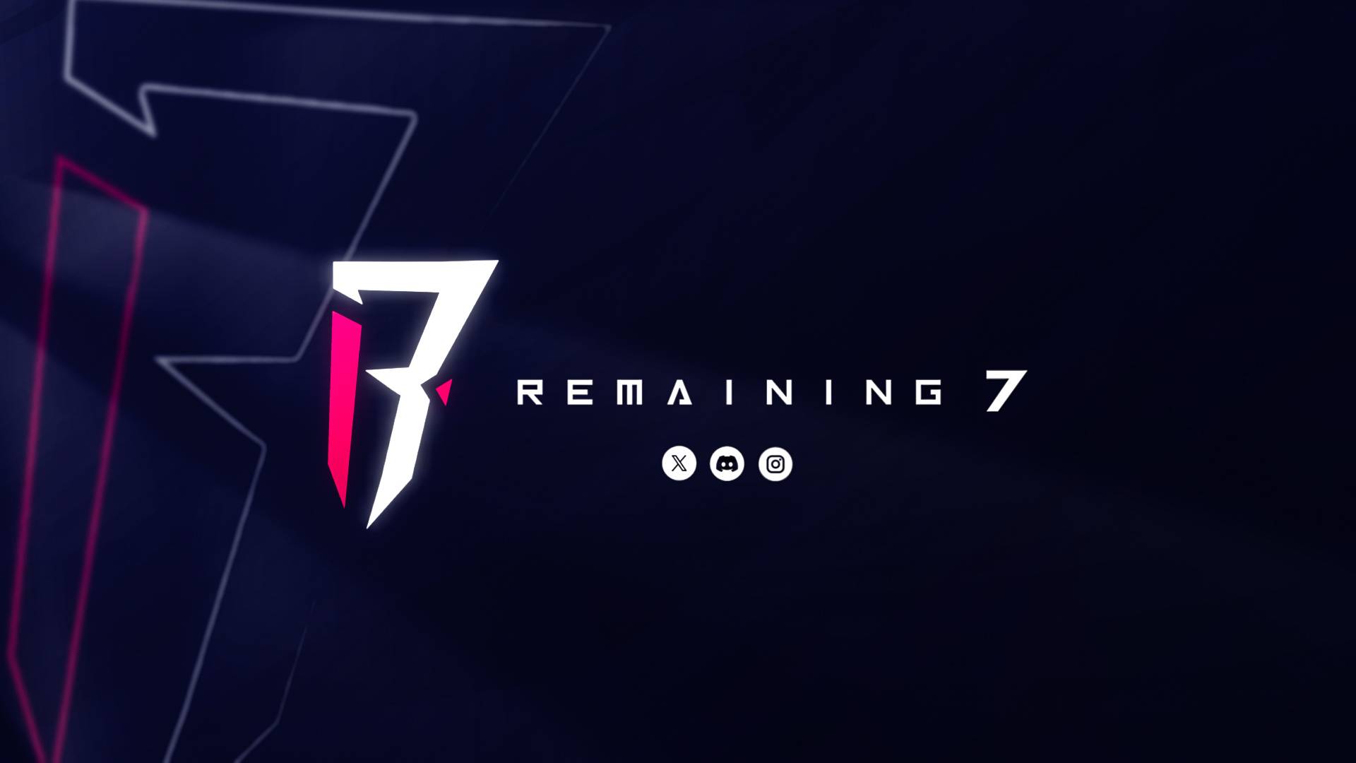 Discovery splash banner for Remaining 7 Esports Discord server