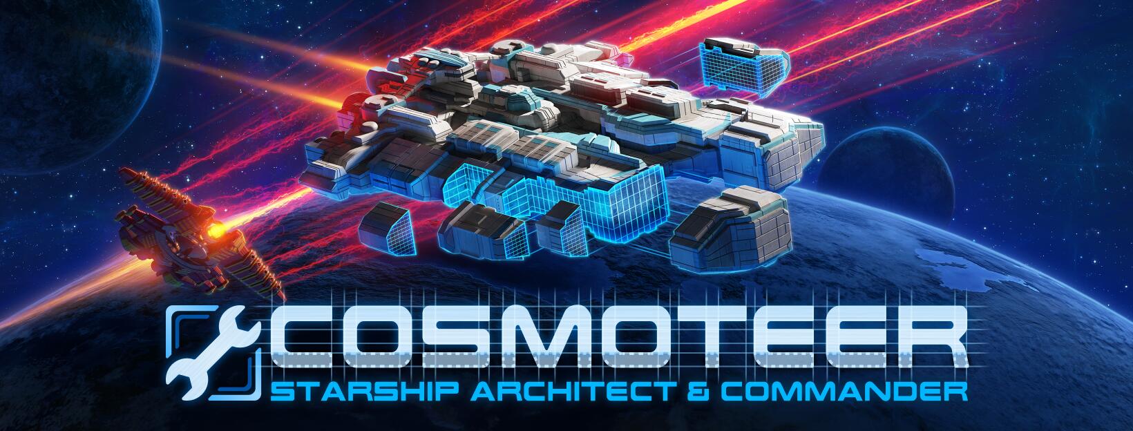Discovery splash banner for Cosmoteer Discord server