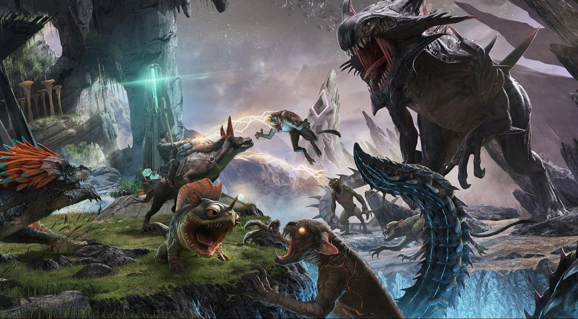 Discovery splash banner for ARK: Green Earth Discord server
