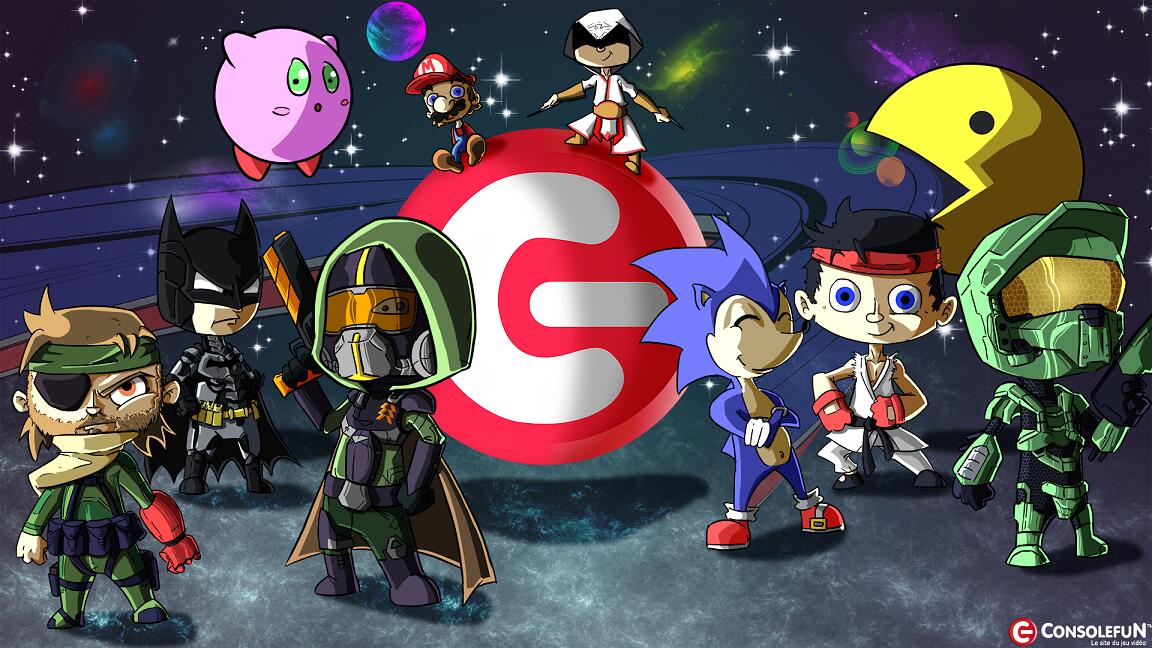 Discovery splash banner for ConsoleFun.FR - Discord pour joueurs de jeux vidéo ! Discord server