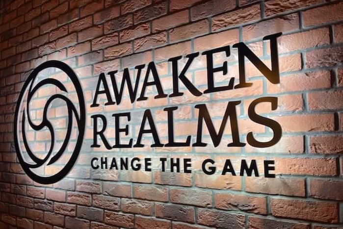 Discovery splash banner for Awaken Realms Board Games Discord server