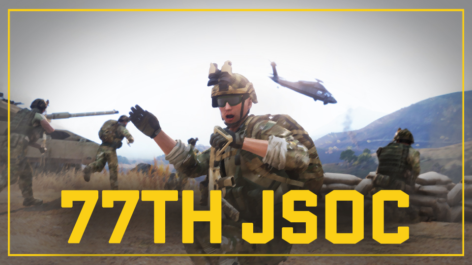 Discovery splash banner for 77th JSOC (Official) Discord server