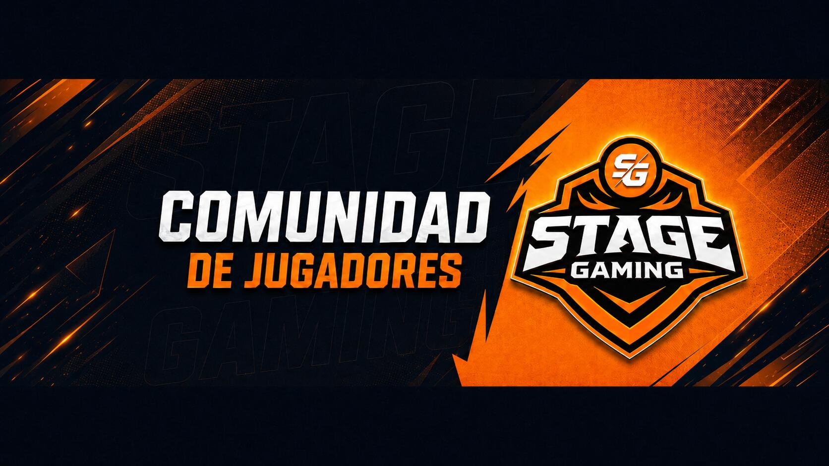 Discovery splash banner for Stage Gaming • Comunidad Discord server